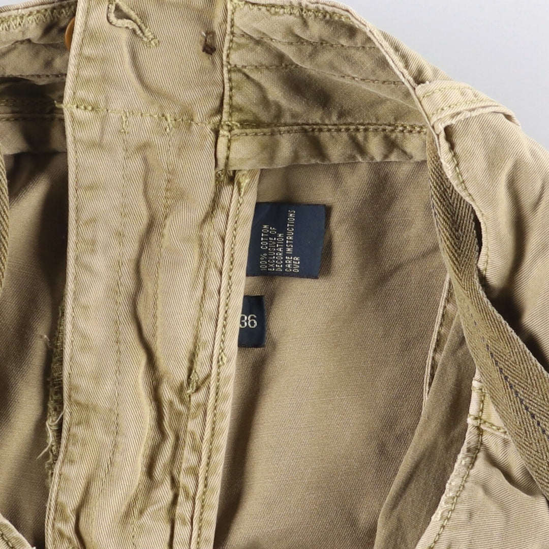Ralph Lauren POLO by Ralph Lauren Chino Shorts, Men's Size W36 cotton Khaki type Vintage Second Hand