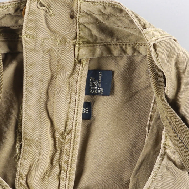 Ralph Lauren POLO by Ralph Lauren Chino Shorts, Men's Size W36 cotton Khaki type Vintage Second Hand