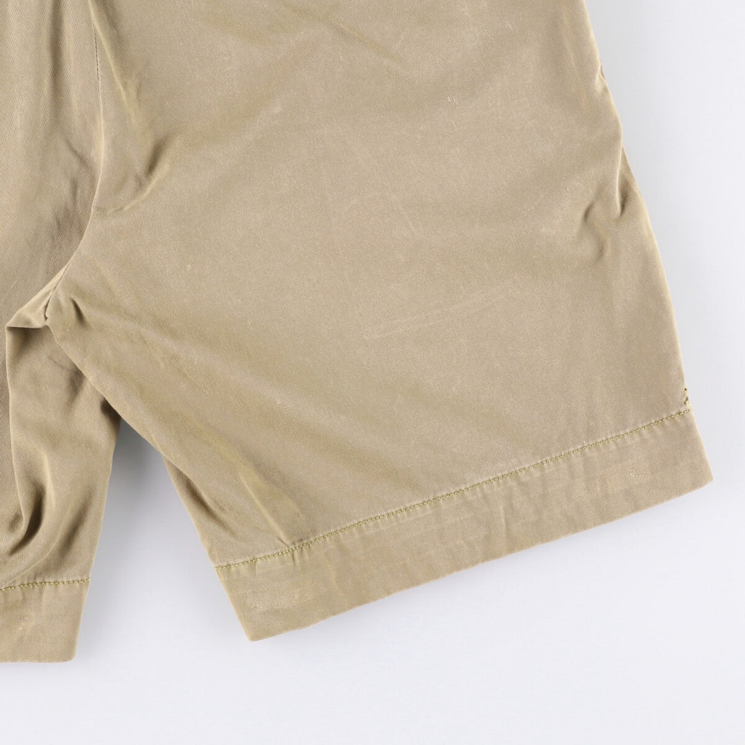 Ralph Lauren POLO by Ralph Lauren Chino Shorts, Men's Size W36 cotton Khaki type Vintage Second Hand