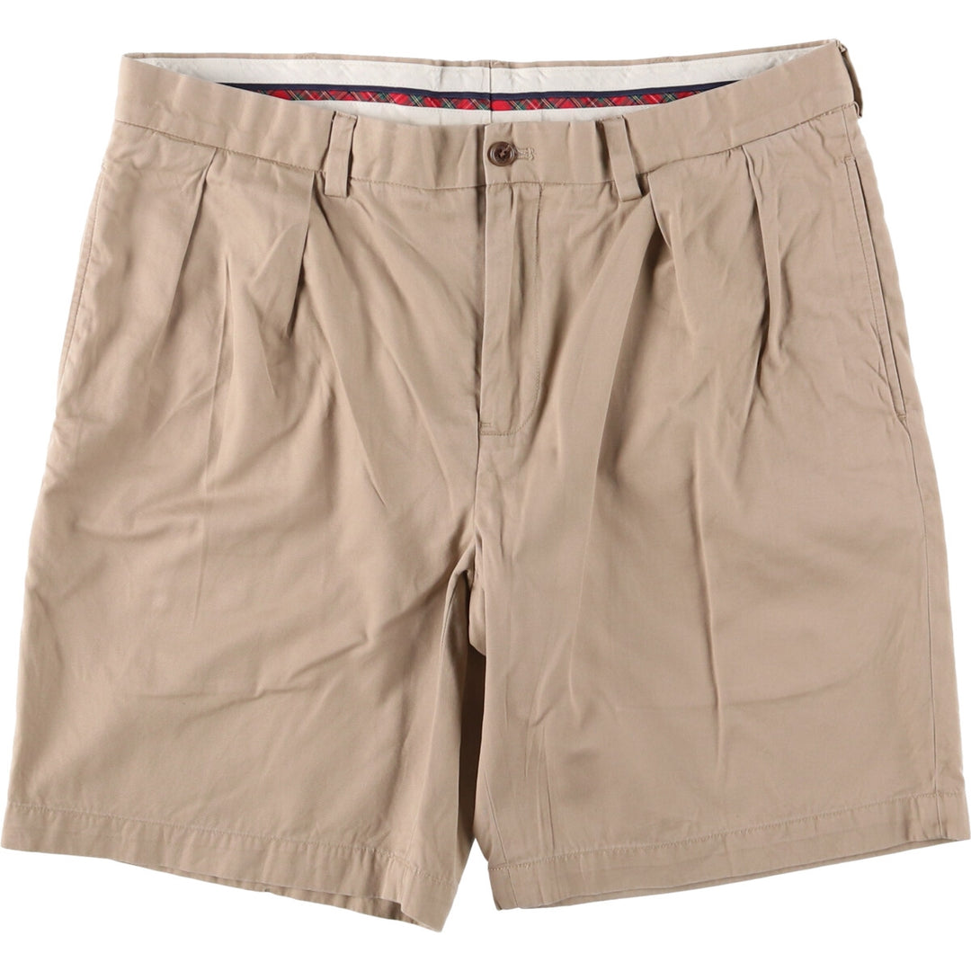 Ralph Lauren POLO GOLF Fairway Shorts, two-pleat chino shorts, men's size W36. cotton Beige type Vintage Second Hand