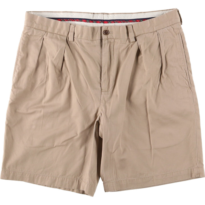 Ralph Lauren POLO GOLF Fairway Shorts, two-pleat chino shorts, men's size W36. cotton Beige type Vintage Second Hand