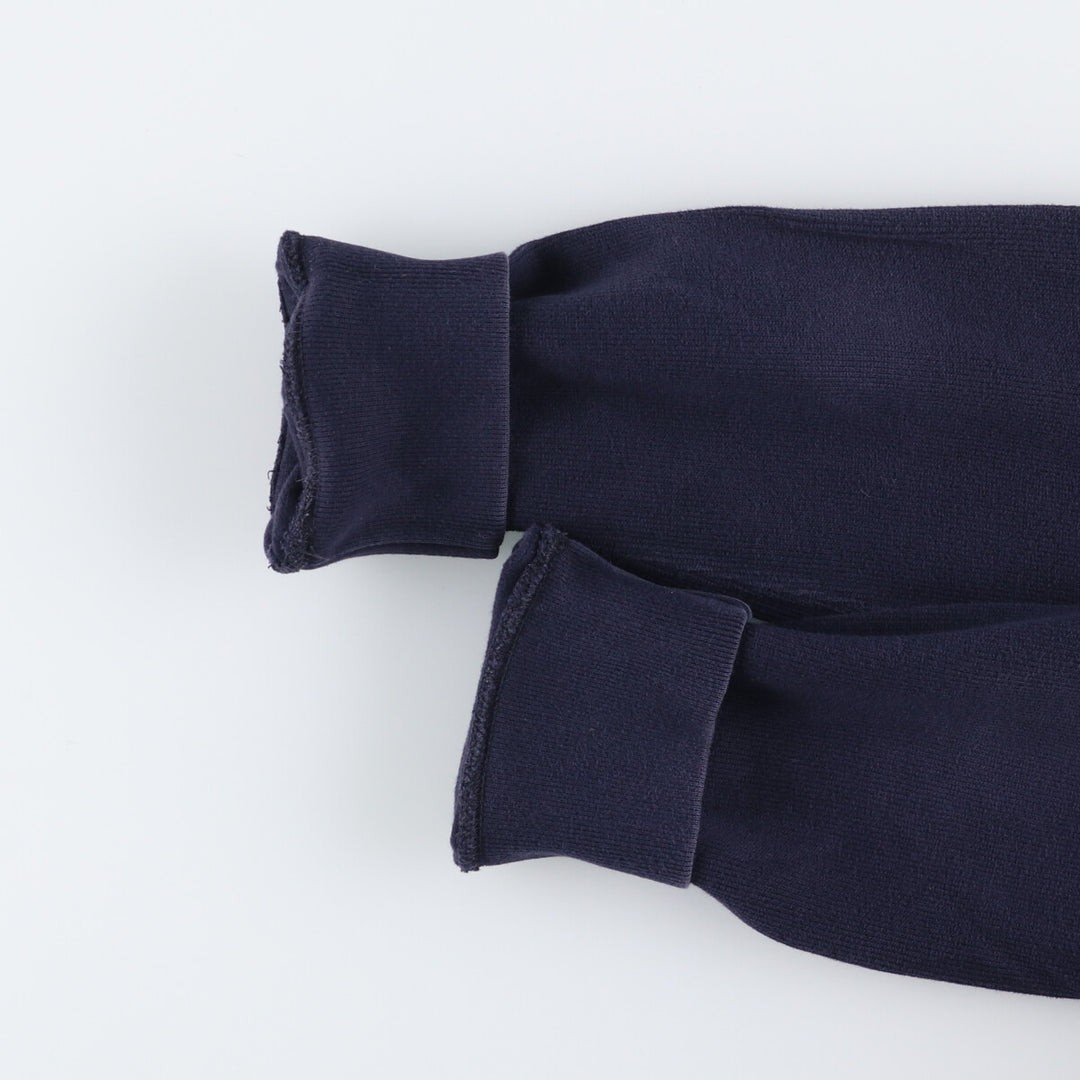 POLO by Ralph Lauren shawl collar one-point logo sweatshirt, men's M size cotton navy blue type Vintage Second Hand