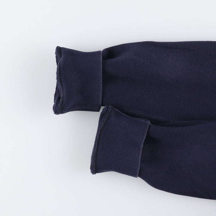 POLO by Ralph Lauren shawl collar one-point logo sweatshirt, men's M size cotton navy blue type Vintage Second Hand