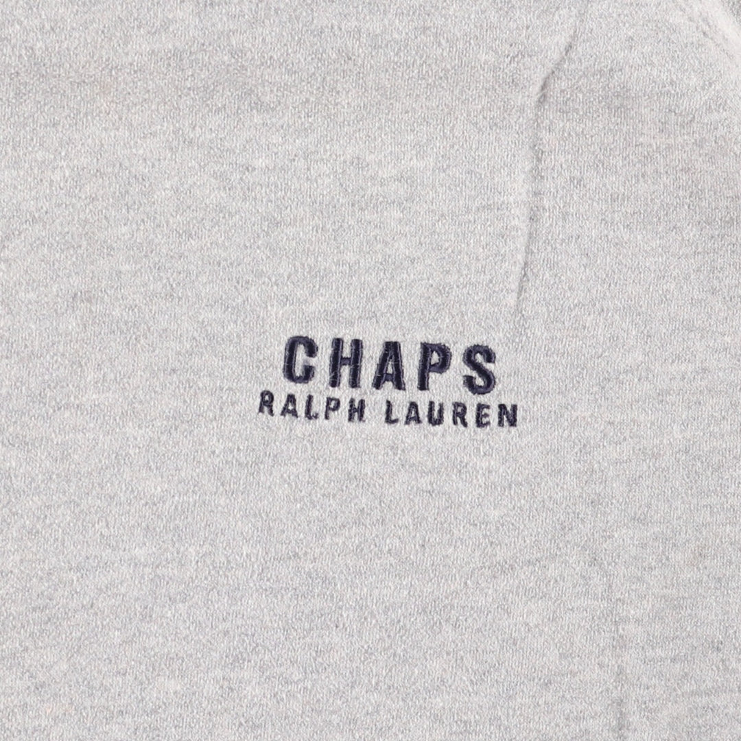 Ralph Lauren CHAPS One-Point Logo Sweatshirt, Men's Size L unclear gray type Vintage Second Hand