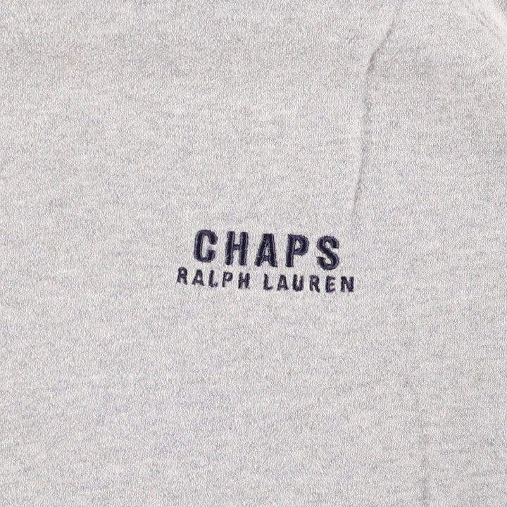 Ralph Lauren CHAPS One-Point Logo Sweatshirt, Men's Size L unclear gray type Vintage Second Hand