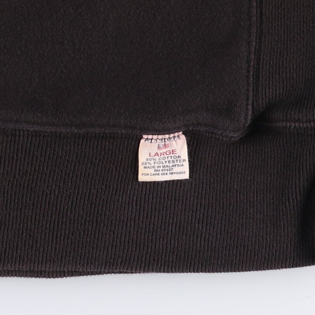 Ralph Lauren Polo Jeans Company logo sweatshirt, men's size L cotton black type Vintage Second Hand