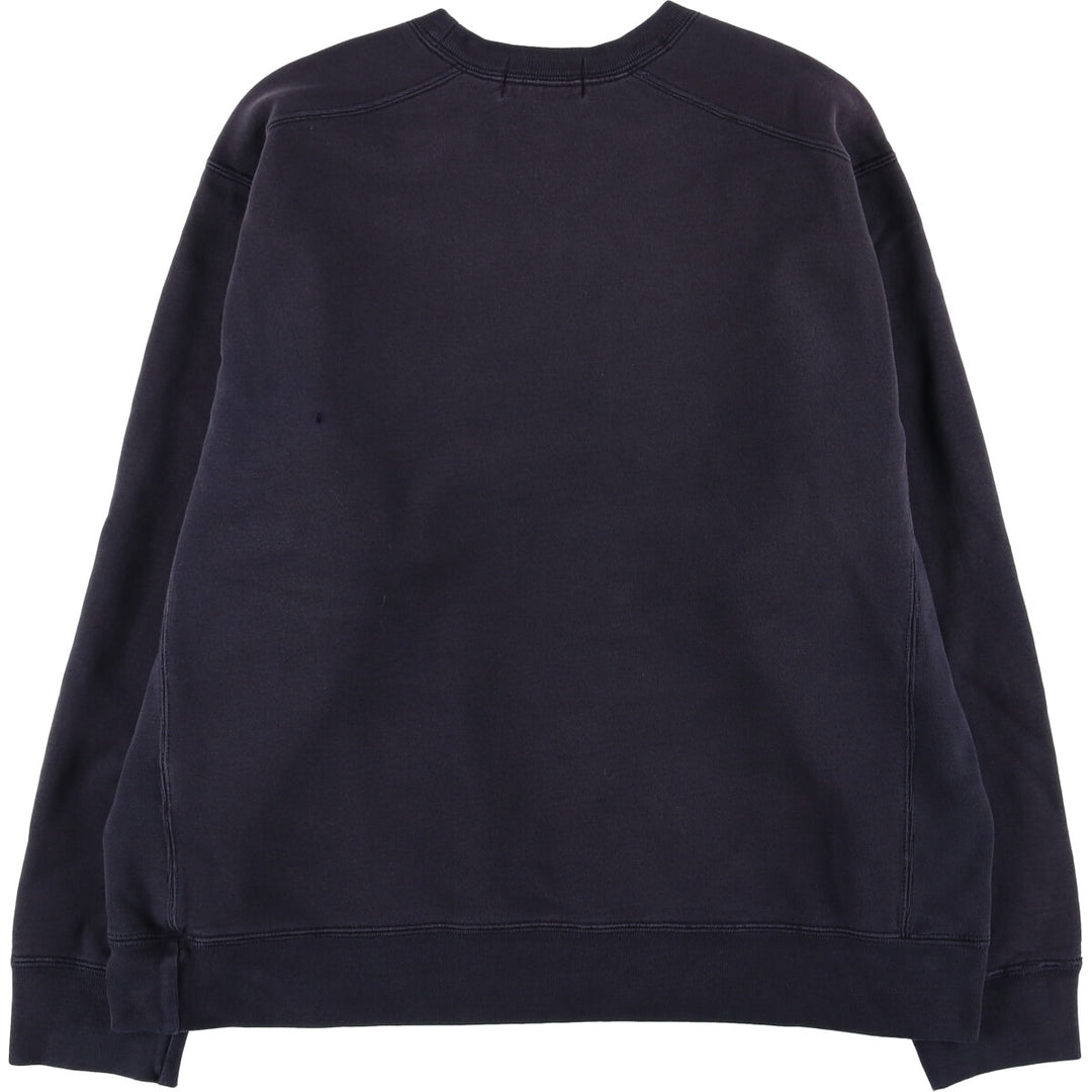 Eddie Bauer logo sweatshirt, men's size L cotton black type Vintage Second Hand