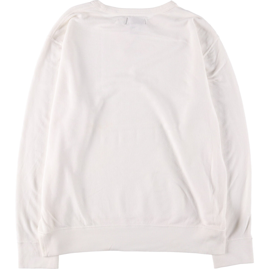 Ralph Lauren POLO by Ralph Lauren One Point Logo Sweatshirt Trainer Men's XL cotton white type Vintage Second Hand