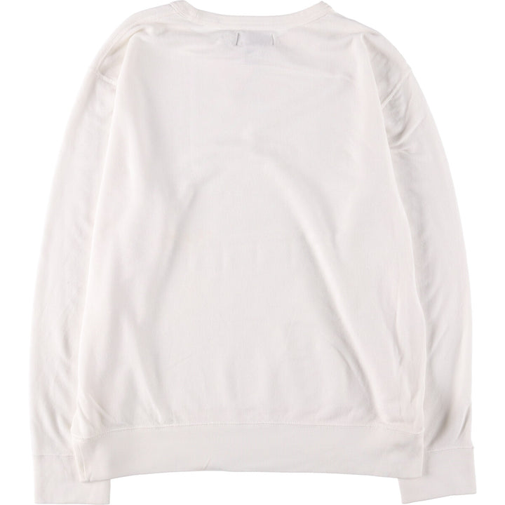 Ralph Lauren POLO by Ralph Lauren One Point Logo Sweatshirt Trainer Men's XL cotton white type Vintage Second Hand