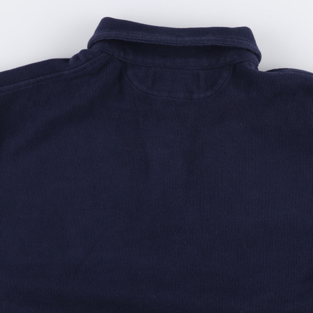 Ralph Lauren POLO by Ralph Lauren One Point Logo Sweatshirt Trainer Men's L size cotton navy blue type Vintage Second Hand
