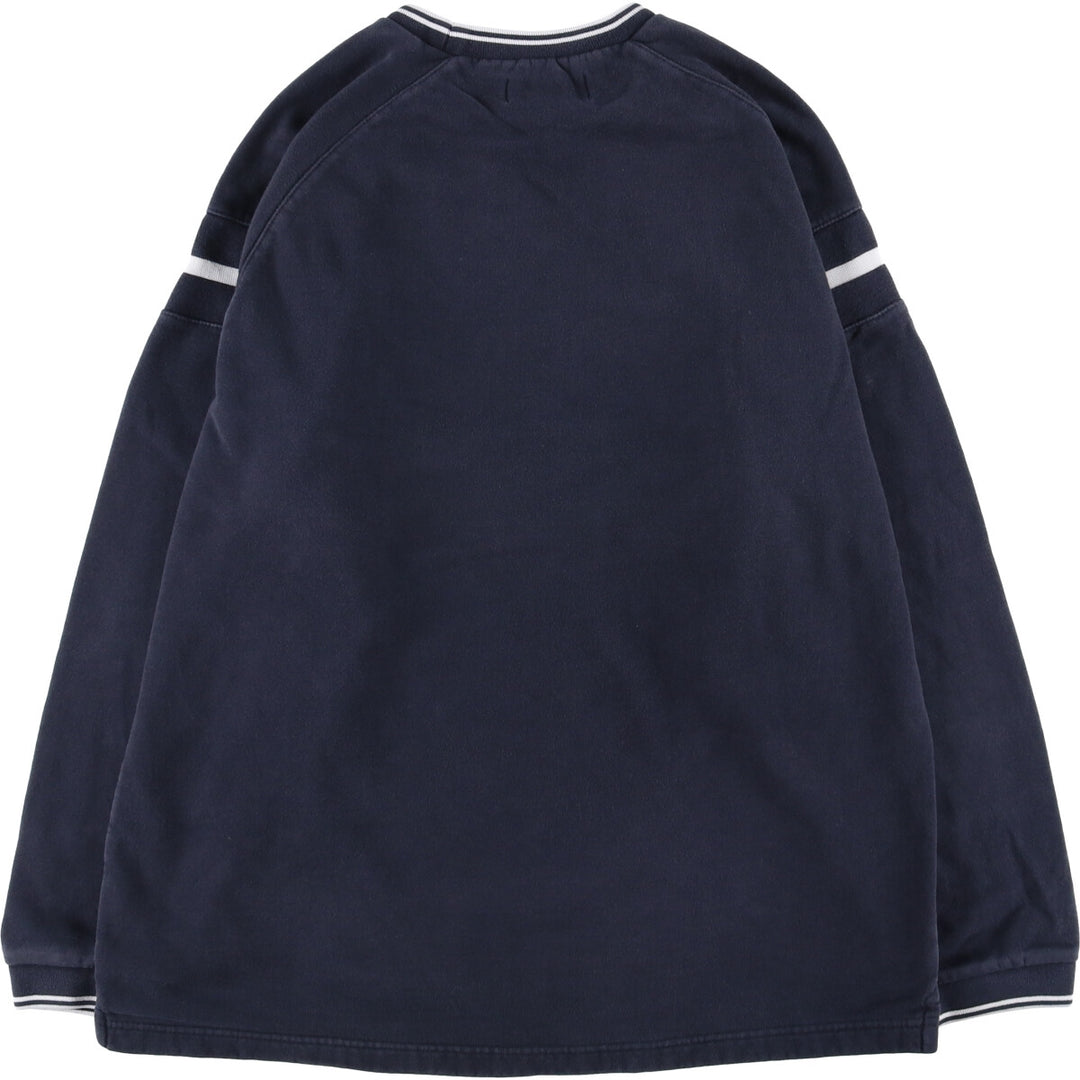 Ralph Lauren CHAPS one-point logo sweatshirt, men's size M cotton black type Vintage Second Hand