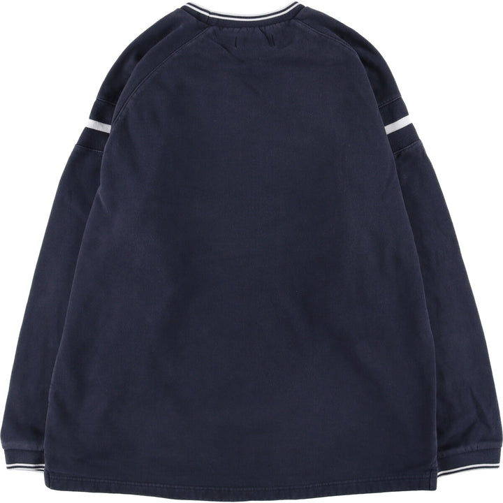 Ralph Lauren CHAPS one-point logo sweatshirt, men's size M cotton black type Vintage Second Hand