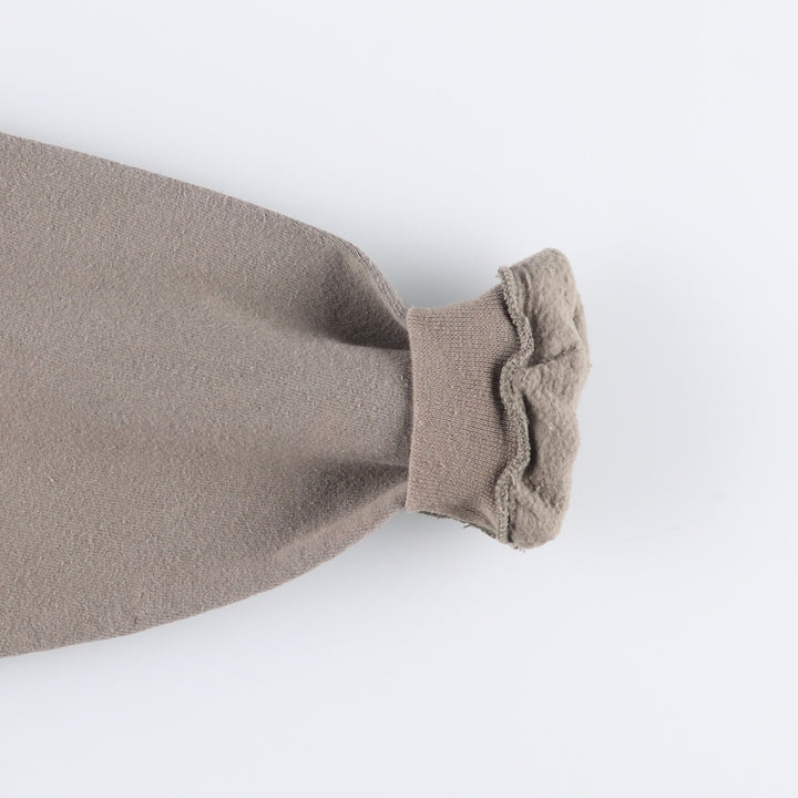 Eddie Bauer logo sweatshirt, Made in USA, Men's size M cotton beige type brown Vintage Second Hand