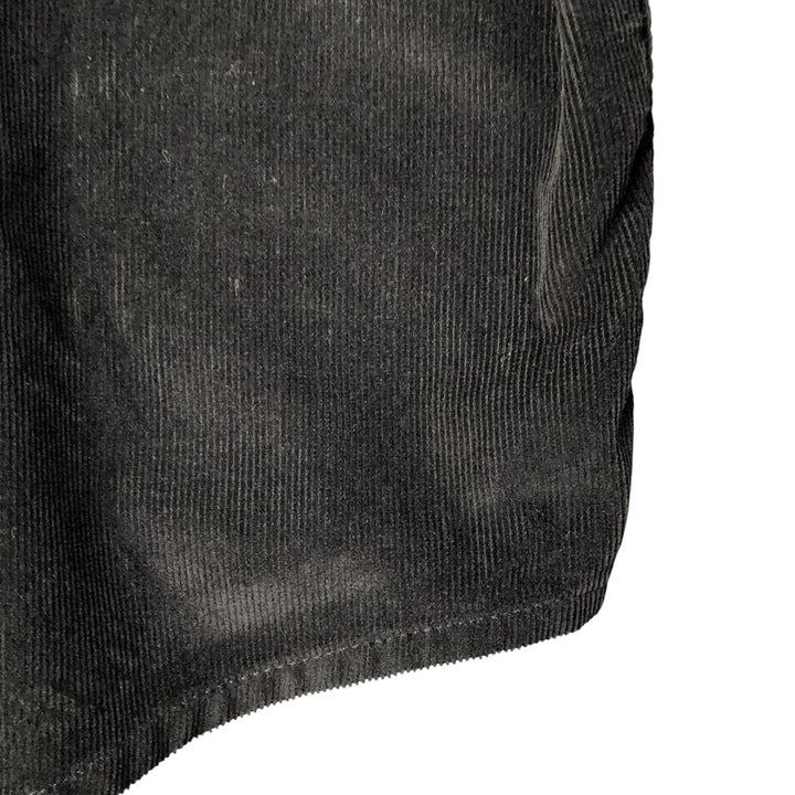 00'S Eddie Bauer Long Sleeve Button Down Corduroy Shirt Men's XL cotton black type Vintage Second Hand