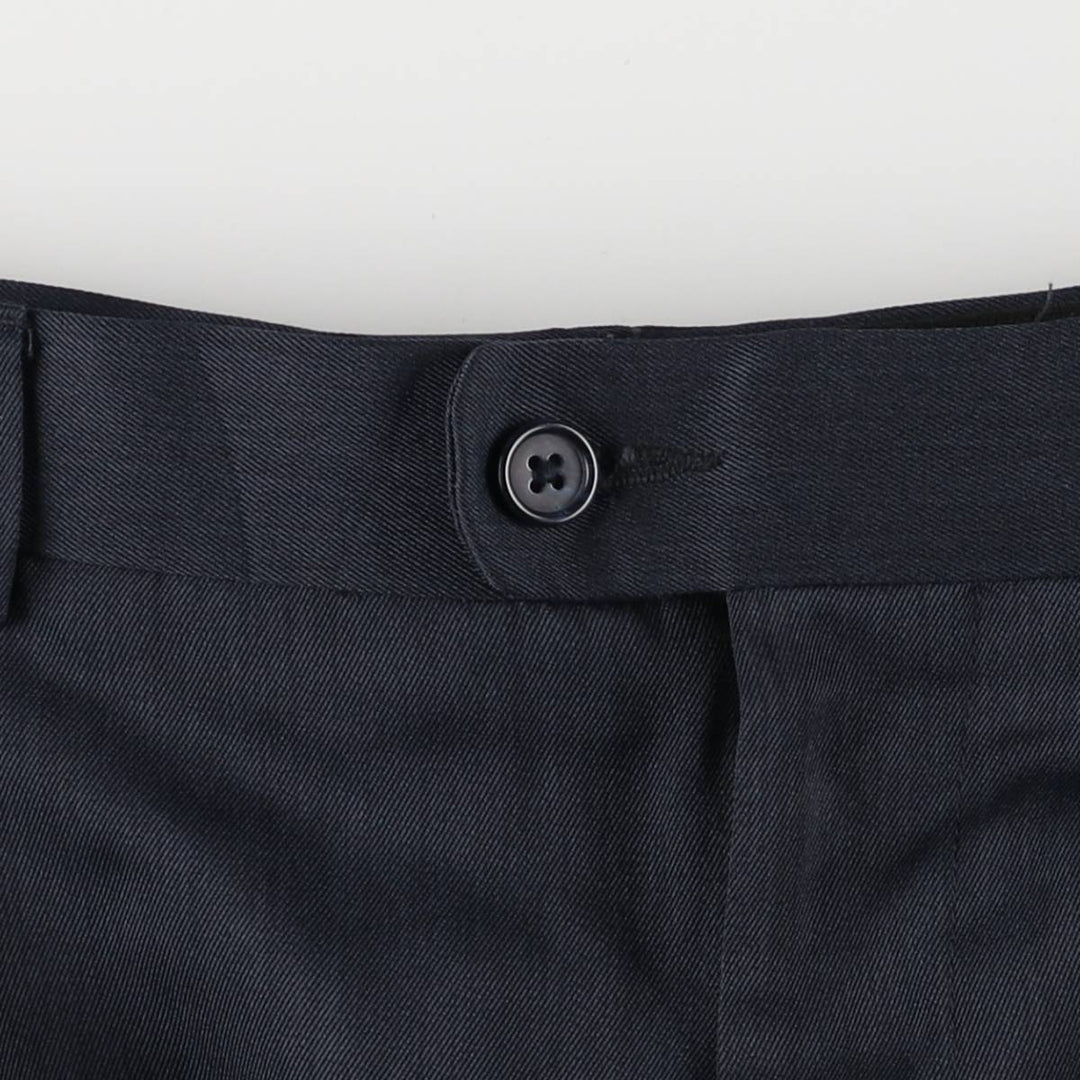 Perry Ellis PERRY ELLIS PORTFOLIO CLASSIC FIT Slacks, Men's, Size W36 polyester navy blue type Vintage Second Hand