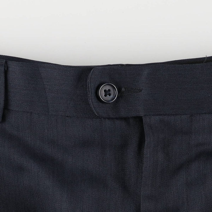 Perry Ellis PERRY ELLIS PORTFOLIO CLASSIC FIT Slacks, Men's, Size W36 polyester navy blue type Vintage Second Hand