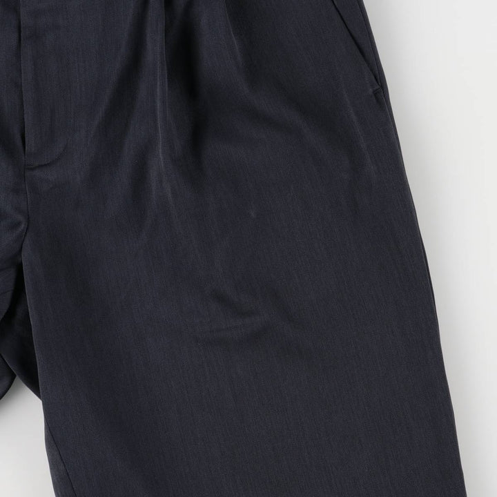 Perry Ellis PERRY ELLIS PORTFOLIO CLASSIC FIT Slacks, Men's, Size W36 polyester navy blue type Vintage Second Hand
