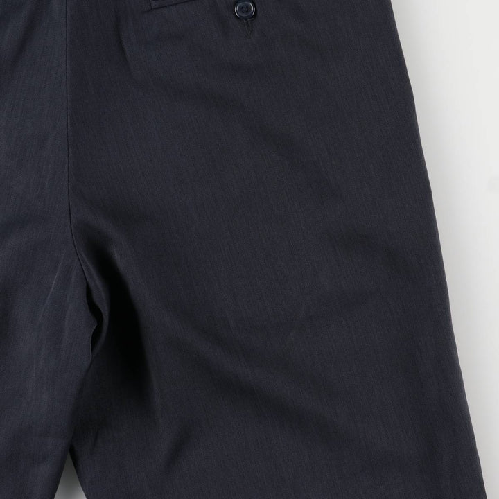 Perry Ellis PERRY ELLIS PORTFOLIO CLASSIC FIT Slacks, Men's, Size W36 polyester navy blue type Vintage Second Hand