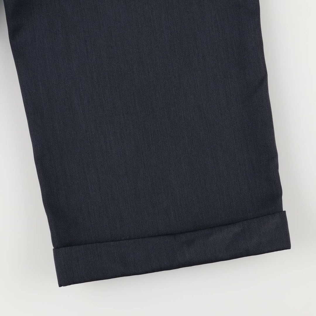 Perry Ellis PERRY ELLIS PORTFOLIO CLASSIC FIT Slacks, Men's, Size W36 polyester navy blue type Vintage Second Hand