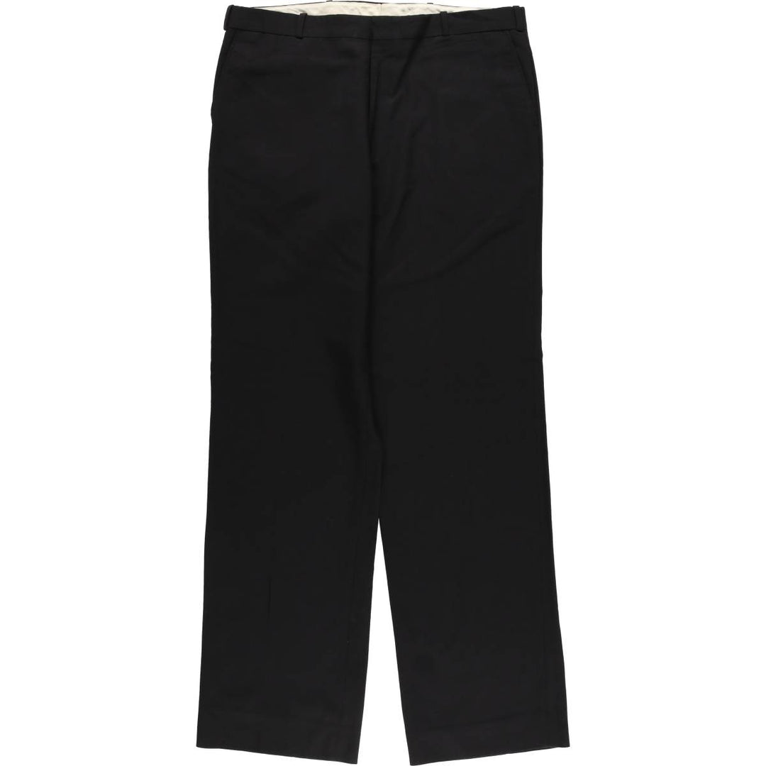 MOORES Men's Slacks, Made in Canada, Size W35 polyester navy blue type Vintage Second Hand