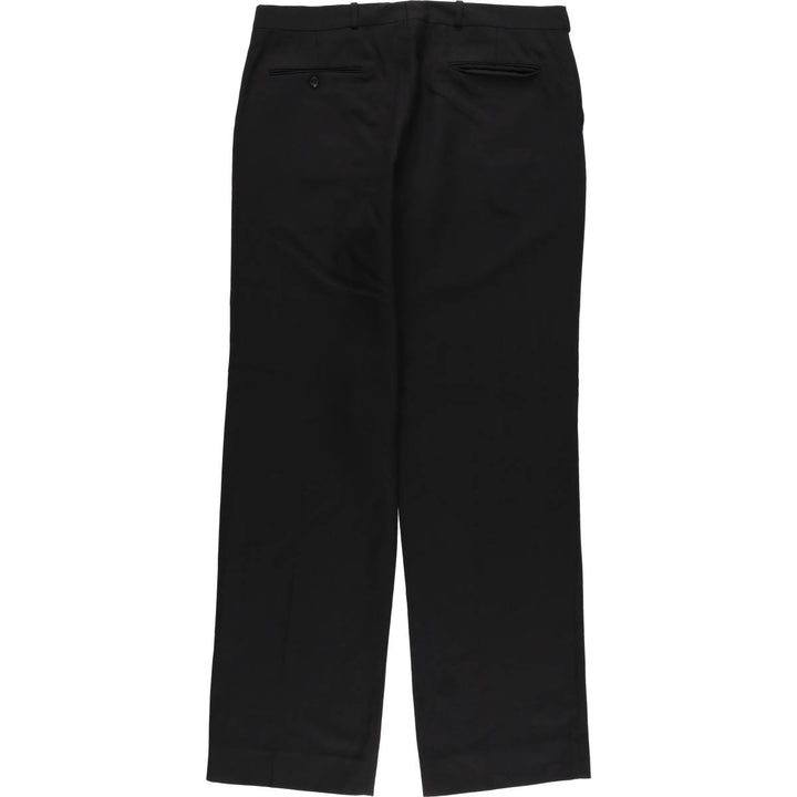 MOORES Men's Slacks, Made in Canada, Size W35 polyester navy blue type Vintage Second Hand
