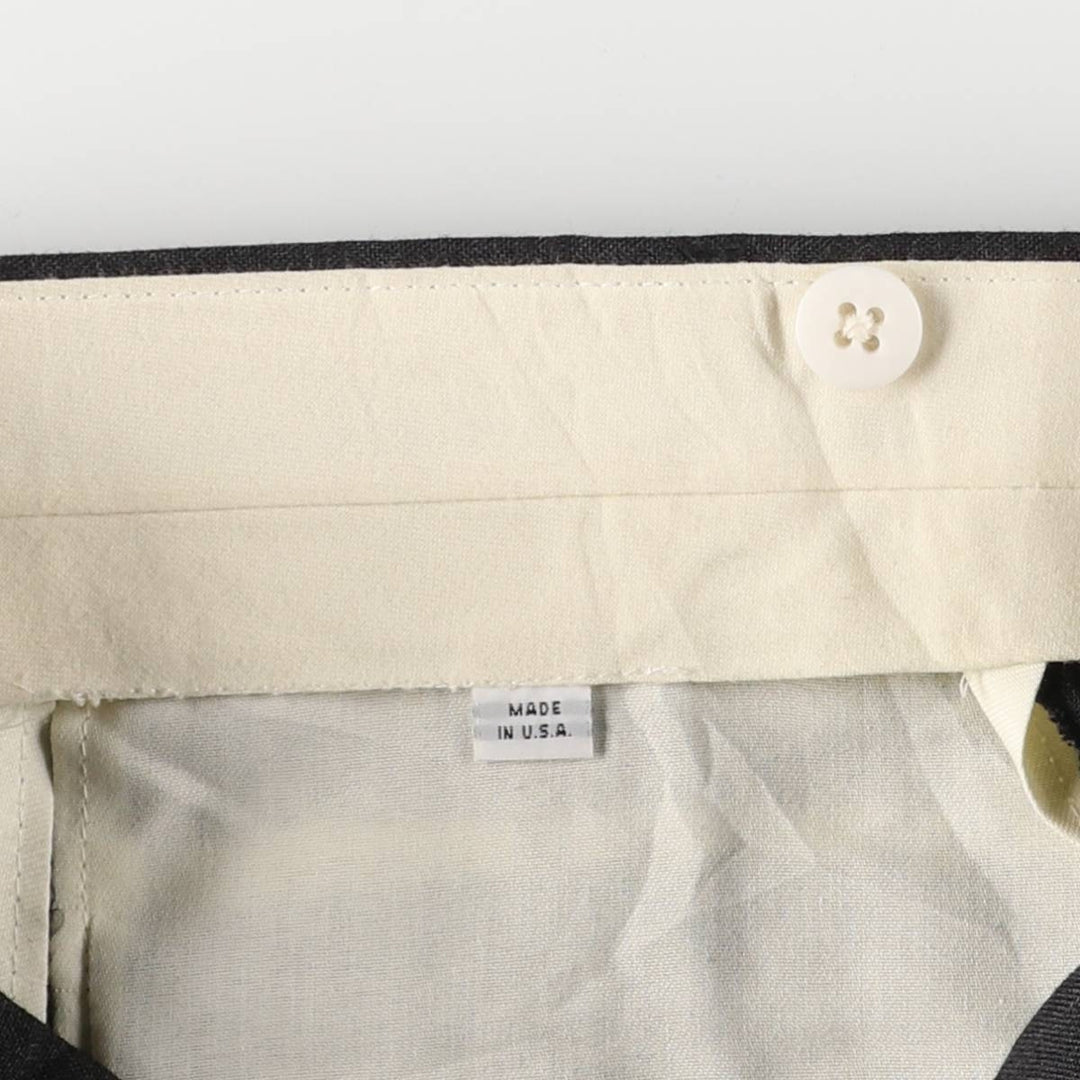 Vintage men's slacks, made in the USA, size W31. unclear Charcoal Vintage Second Hand