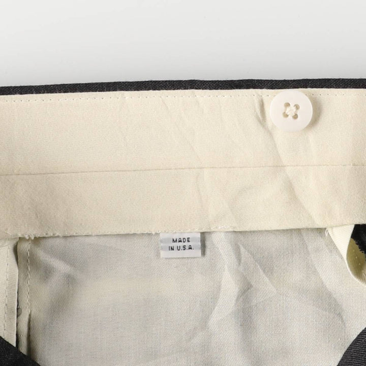 Vintage men's slacks, made in the USA, size W31. unclear Charcoal Vintage Second Hand