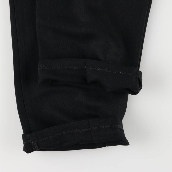 Vintage 90'S UNTIED Three-pleat Slacks, Men's Size W32 polyester black type Vintage Second Hand