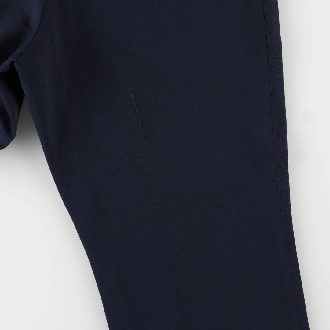 AUSTIN MANOR Two-pleat Slacks, Men's Size W31 unclear navy blue type Vintage Second Hand