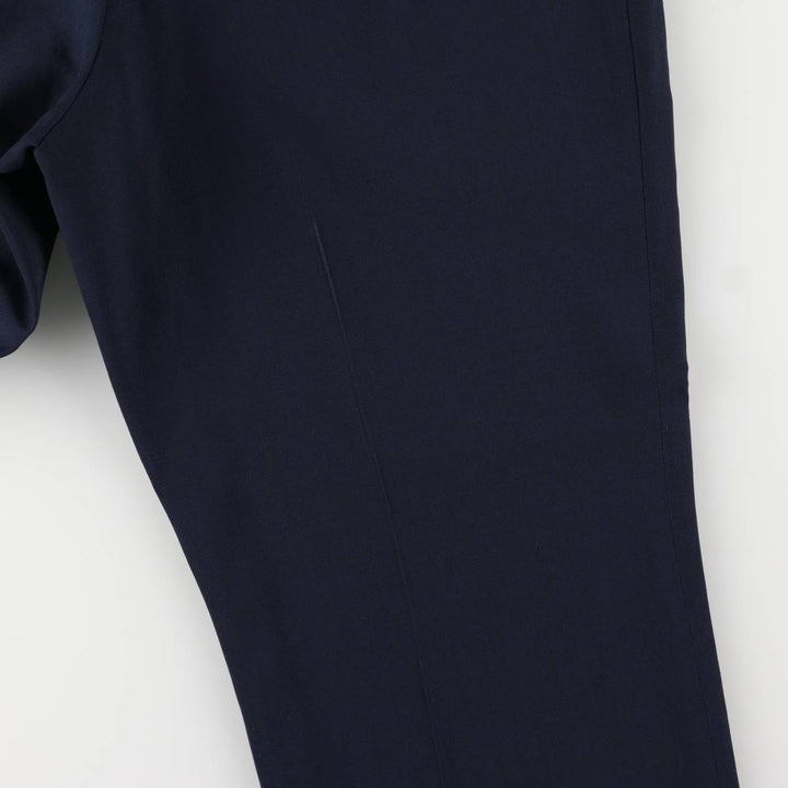 AUSTIN MANOR Two-pleat Slacks, Men's Size W31 unclear navy blue type Vintage Second Hand