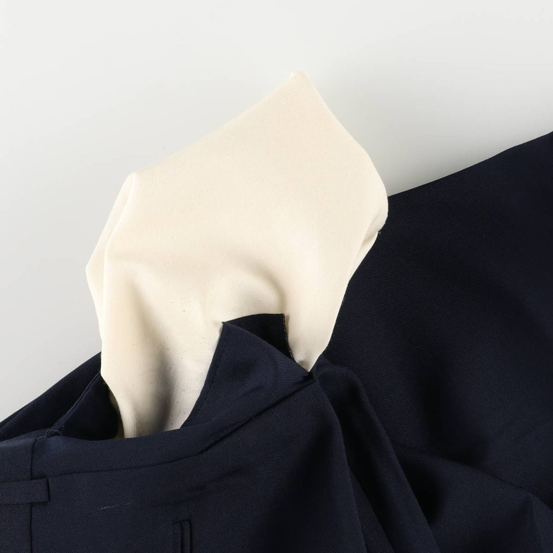 AUSTIN MANOR Two-pleat Slacks, Men's Size W31 unclear navy blue type Vintage Second Hand