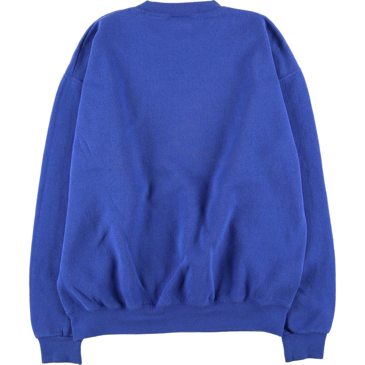 MICKEY INC DISNEY Disney Character Sweatshirt, Made in USA, Men's Size M cotton blue type Vintage Second Hand