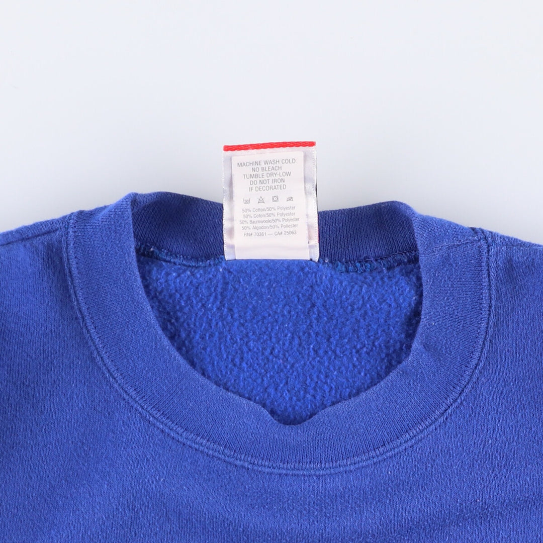 MICKEY INC DISNEY Disney Character Sweatshirt, Made in USA, Men's Size M cotton blue type Vintage Second Hand