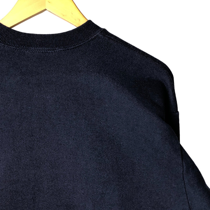 Coleman Outdoors Sweatshirt, Made in USA, Men's Size Medium cotton navy blue type Vintage Second Hand