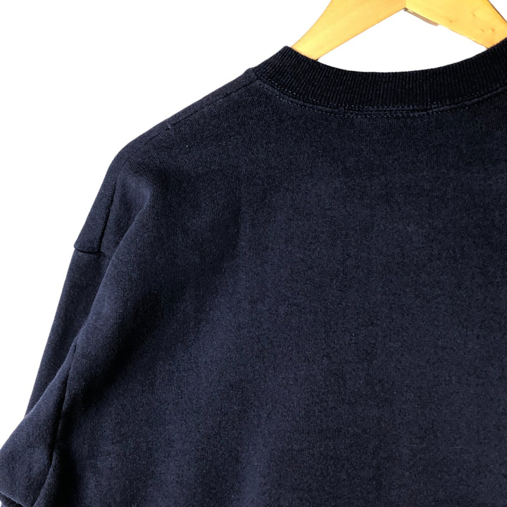 Coleman Outdoors Sweatshirt, Made in USA, Men's Size Medium cotton navy blue type Vintage Second Hand