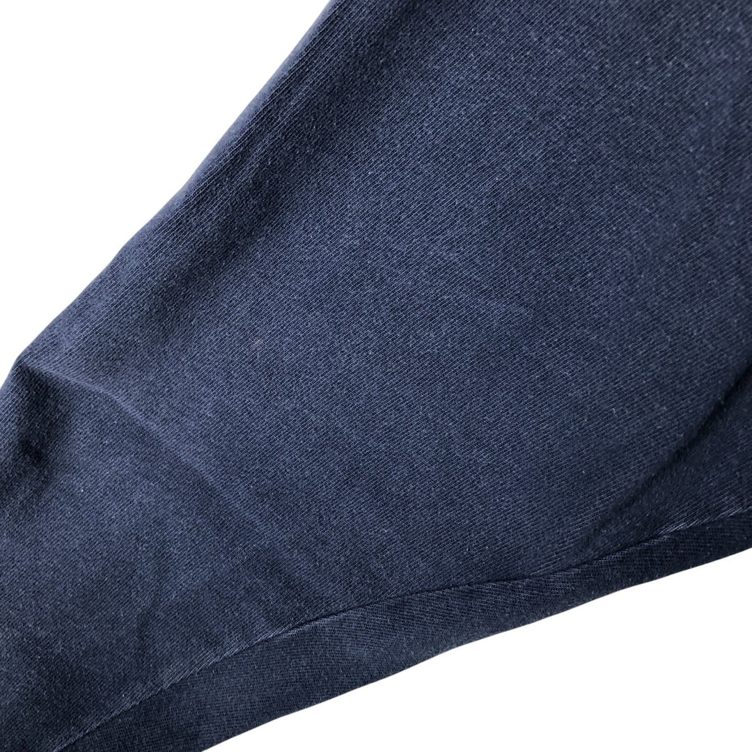 NAUTICA One-Point Logo Sweatshirt, Men's XL cotton navy blue type Vintage Second Hand