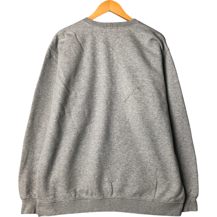 2000'S Lands End logo sweatshirt, men's size L cotton gray type Vintage Second Hand