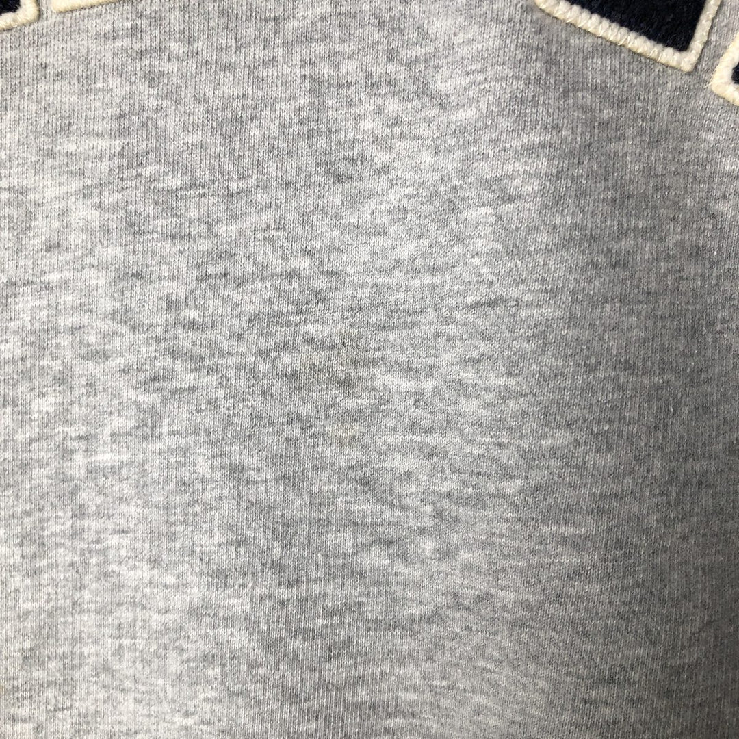 2000'S Lands End logo sweatshirt, men's size L cotton gray type Vintage Second Hand