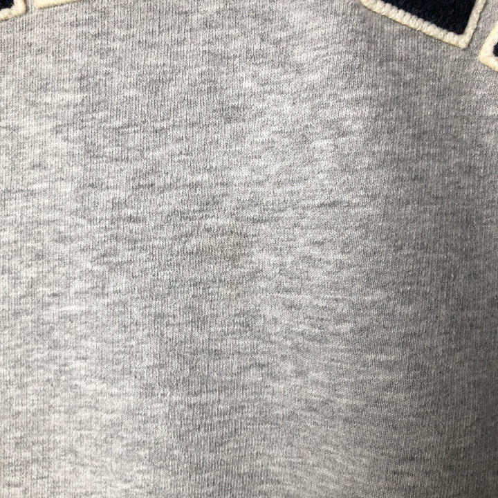 2000'S Lands End logo sweatshirt, men's size L cotton gray type Vintage Second Hand