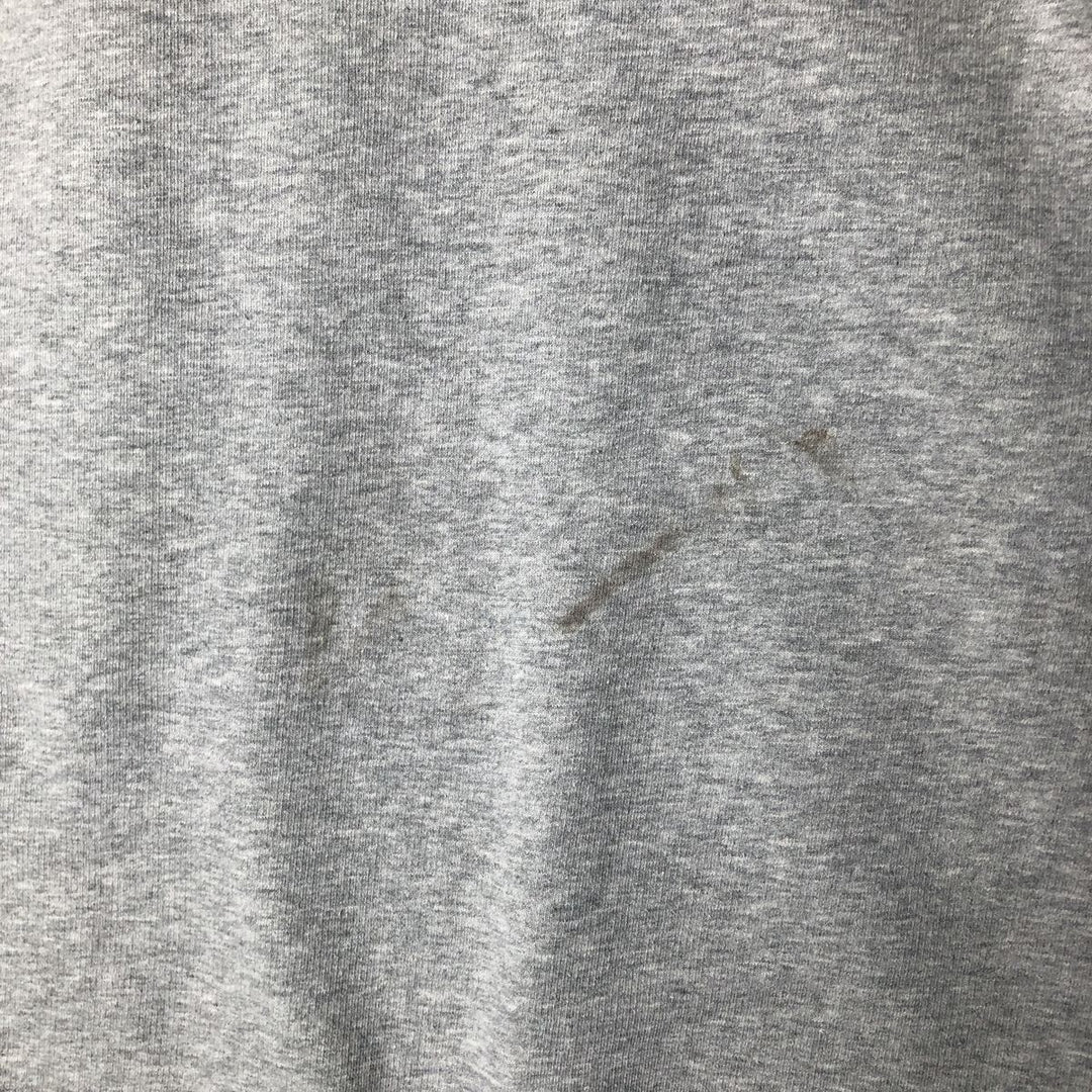 2000'S Lands End logo sweatshirt, men's size L cotton gray type Vintage Second Hand