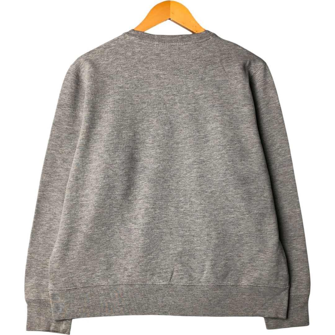 DKNY logo sweatshirt, men's size M cotton gray type Vintage Second Hand