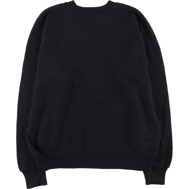 Vintage printed sweatshirt, made in the USA, size M, men's size. cotton black type Vintage Second Hand
