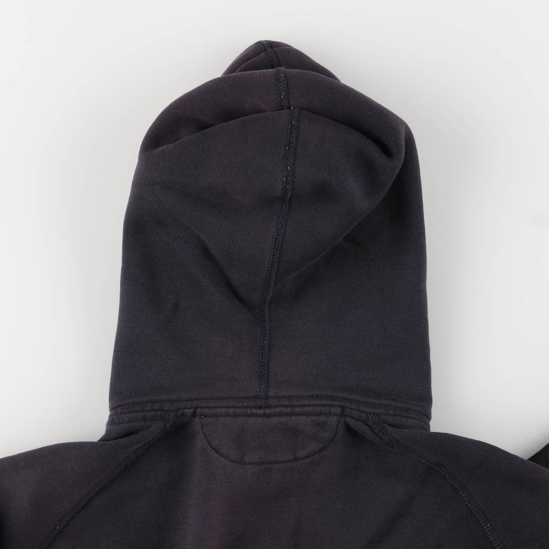 Ralph Lauren POLO by Ralph Lauren half-button sweatshirt pullover hoodie, men's size M cotton navy blue type Vintage Second Hand