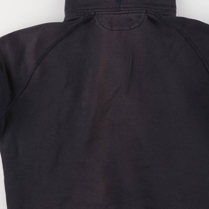 Ralph Lauren POLO by Ralph Lauren half-button sweatshirt pullover hoodie, men's size M cotton navy blue type Vintage Second Hand