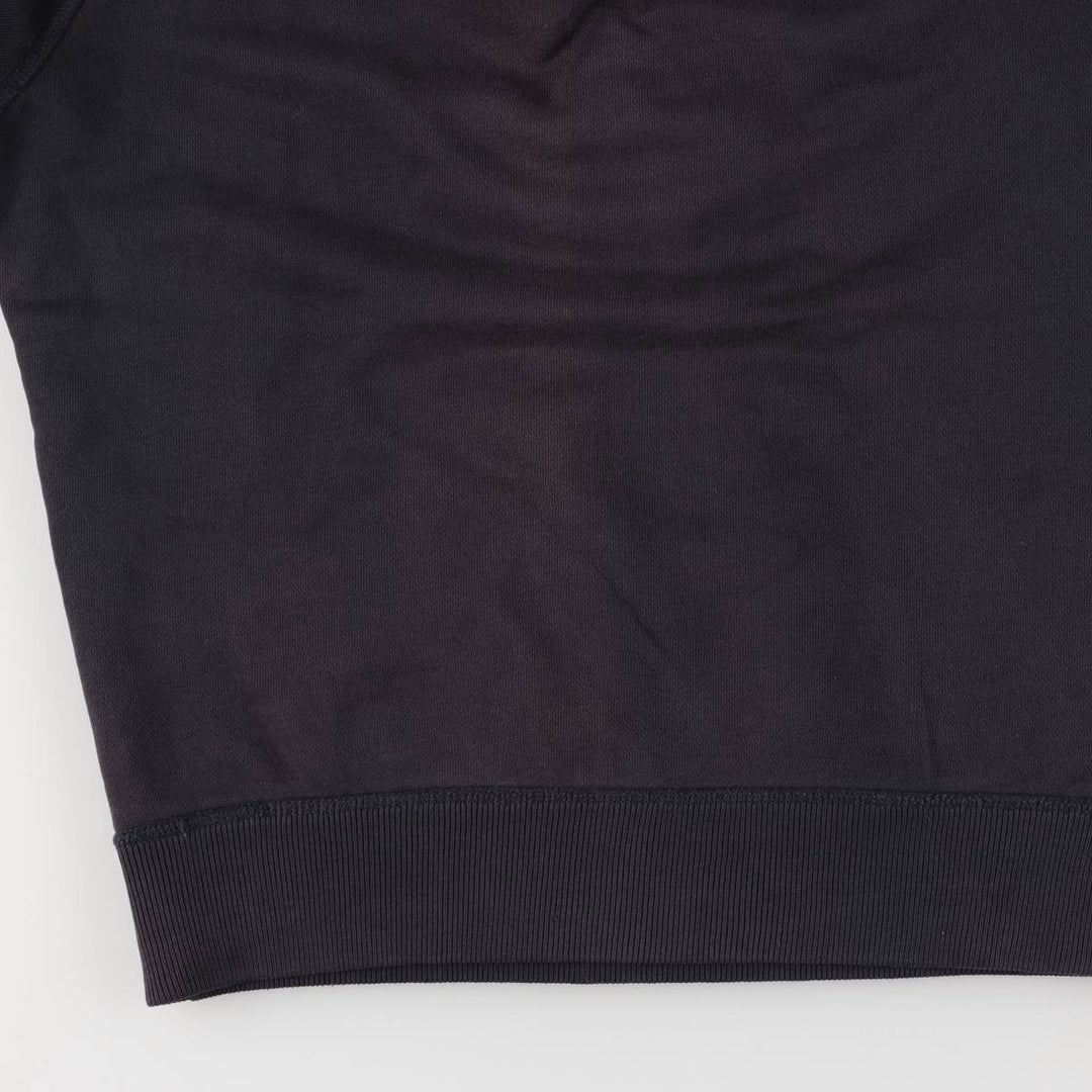 Ralph Lauren POLO by Ralph Lauren half-button sweatshirt pullover hoodie, men's size M cotton navy blue type Vintage Second Hand