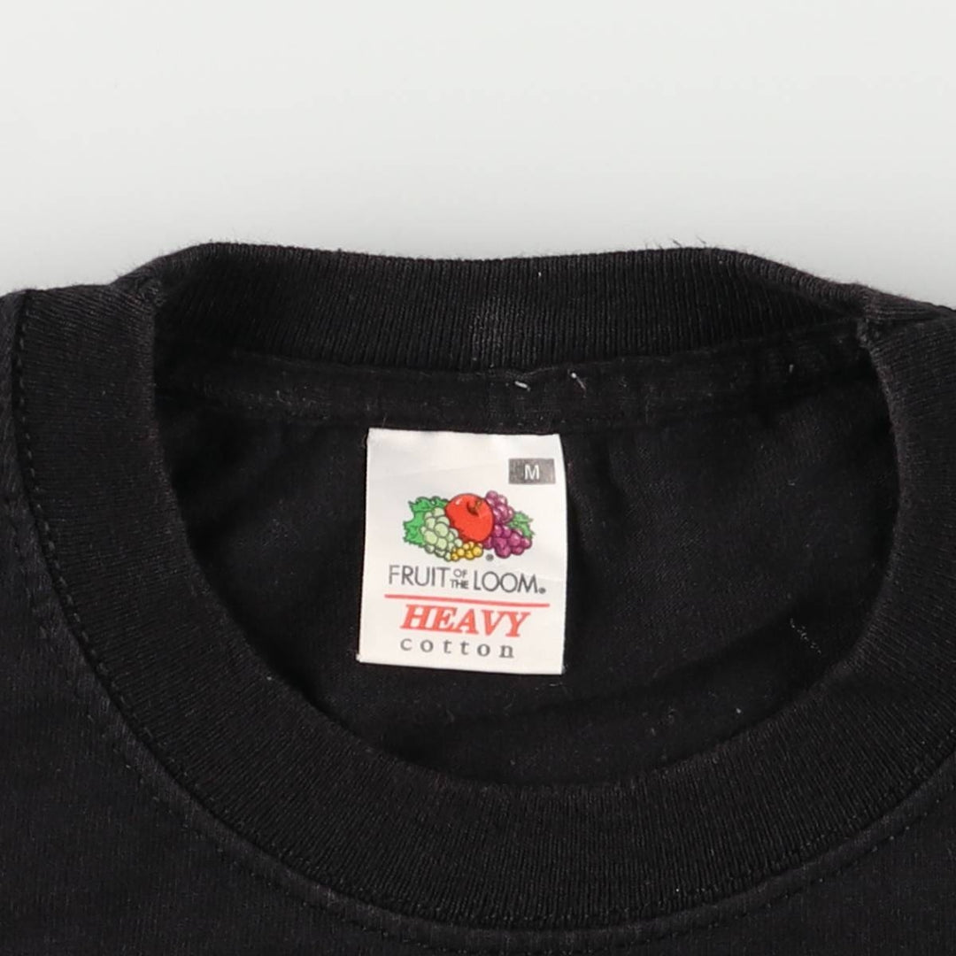 Fruit of the Loom RED HOT CHILI PEPPERS Band T-Shirt, Men's Size Medium cotton black type Vintage Second Hand