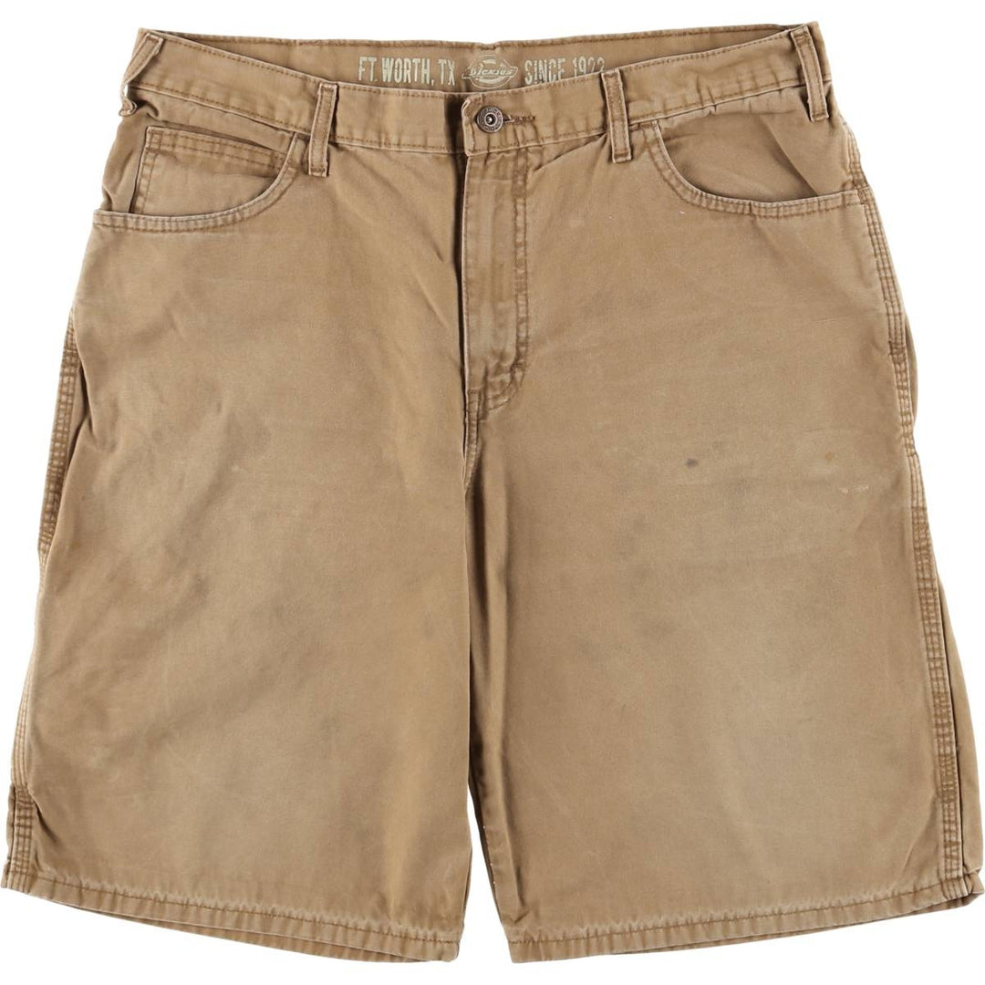 Dickies Relaxed Duck Painter Shorts, Men's, Size W36 cotton beige type brown Vintage Second Hand