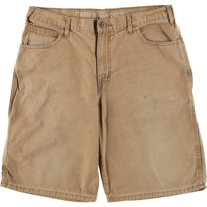 Dickies Relaxed Duck Painter Shorts, Men's, Size W36 cotton beige type brown Vintage Second Hand