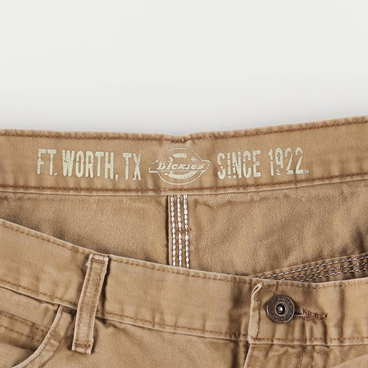 Dickies Relaxed Duck Painter Shorts, Men's, Size W36 cotton beige type brown Vintage Second Hand