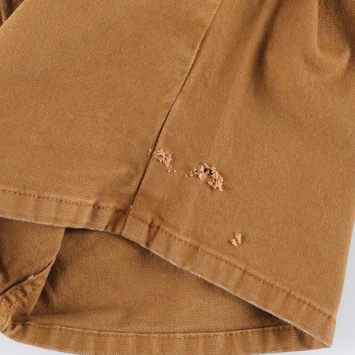 Dickies Duck Fabric Work Shorts, Half Pants, Men's, W34 equivalent cotton beige type brown Vintage Second Hand